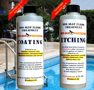 anti slip etching coating